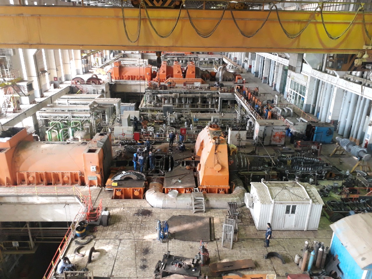 عزم تلاشگران نیروگاه رامین در اجرای عملیات تعمیرات اساسی واحد ۳۰۵مگاواتی شماره ۴