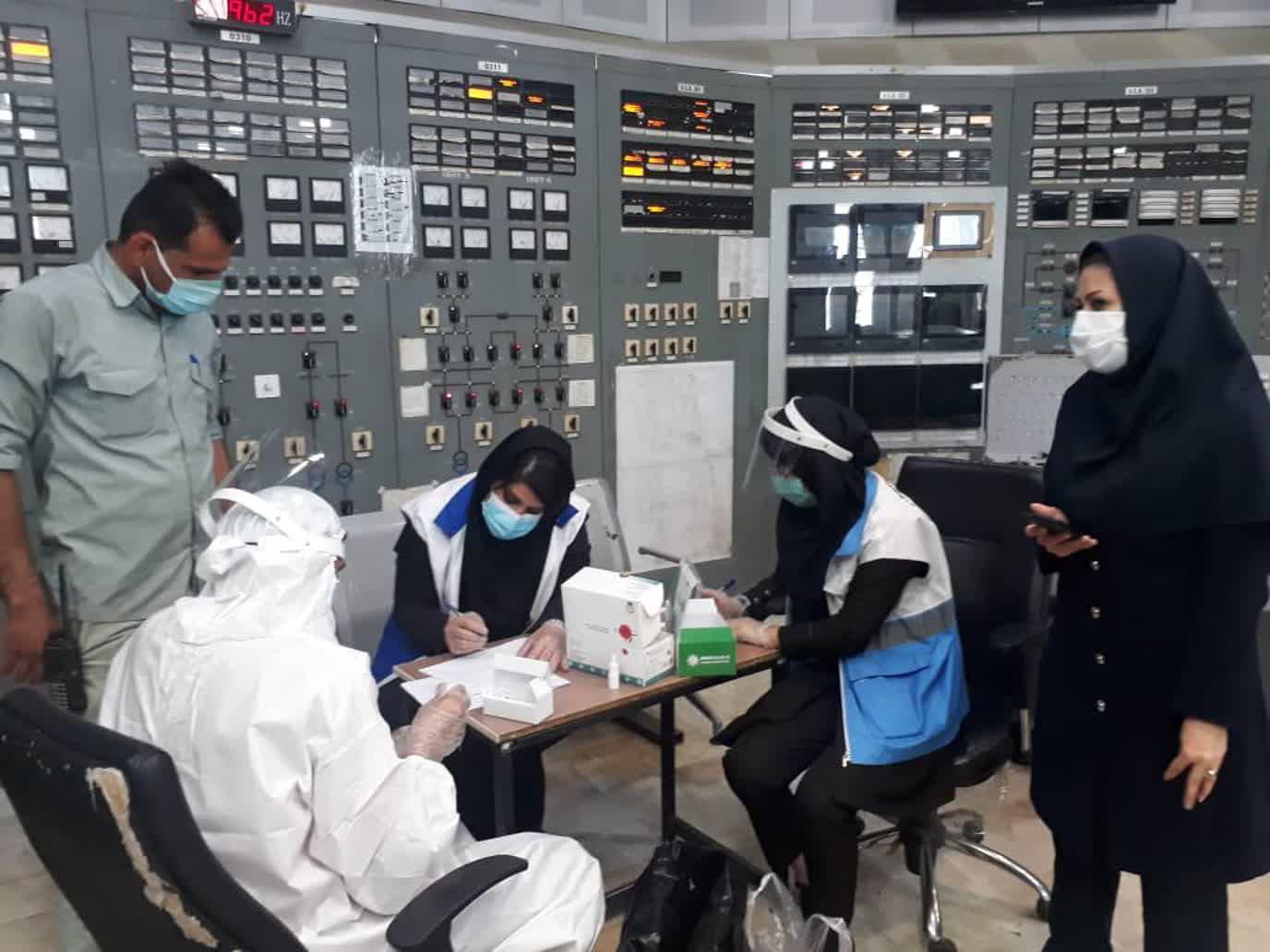 اجرای تست فوری کرونا ویروس ویژه کارکنان نیروگاه رامین اهواز