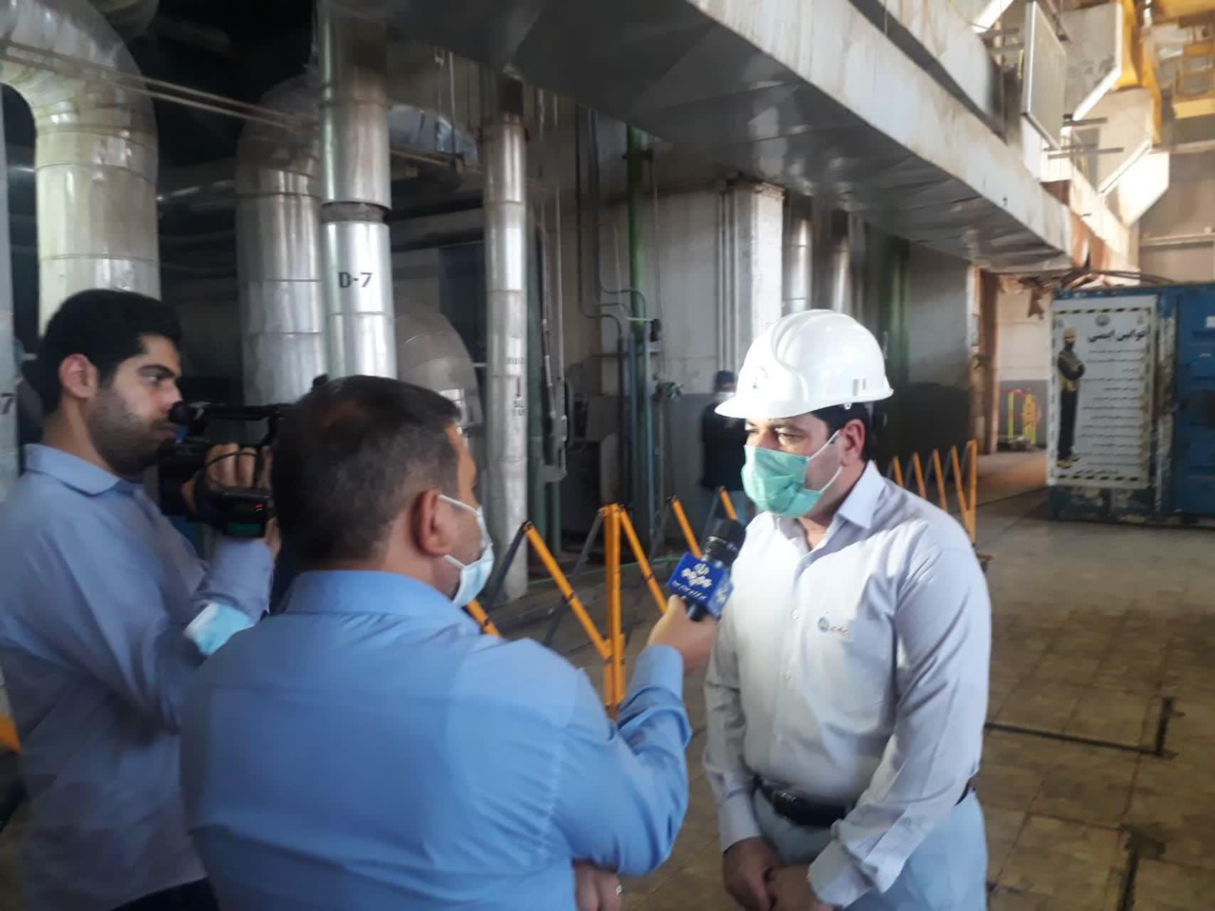 حضور اکیپ خبری صداوسیما در نیروگاه رامین اهواز