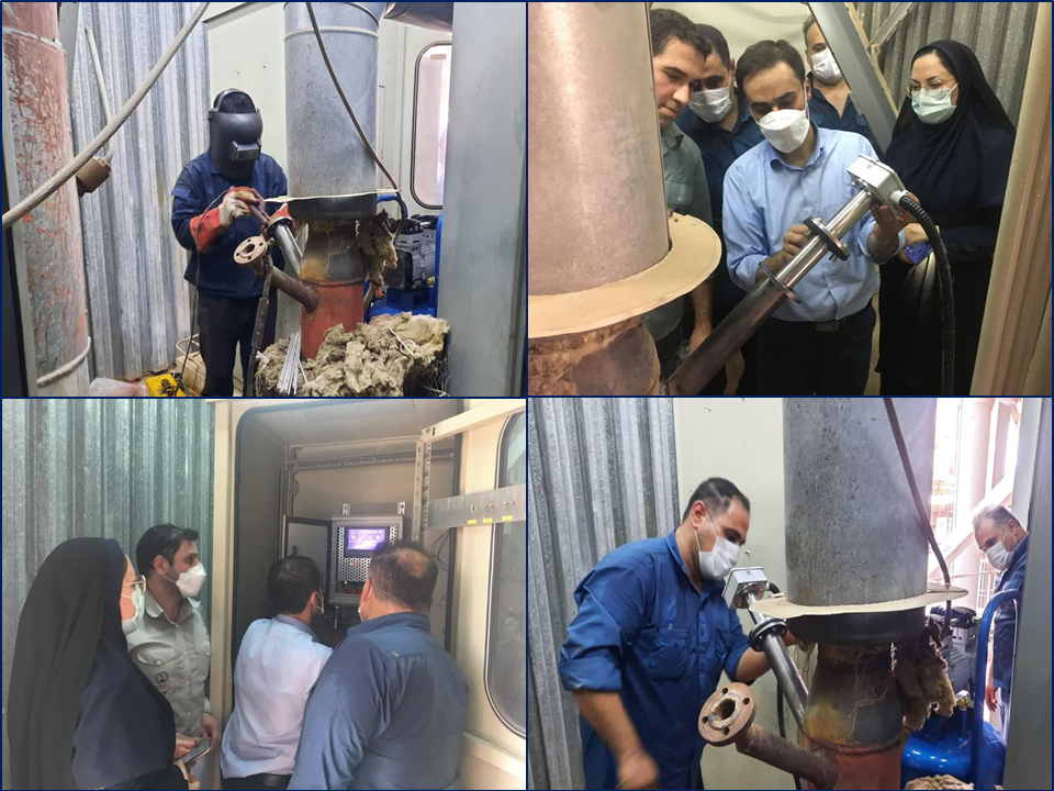 نصب و راه اندازی آنالایزر پایش آنلاین اکسیژن در دود در نیروگاه رامین اهواز