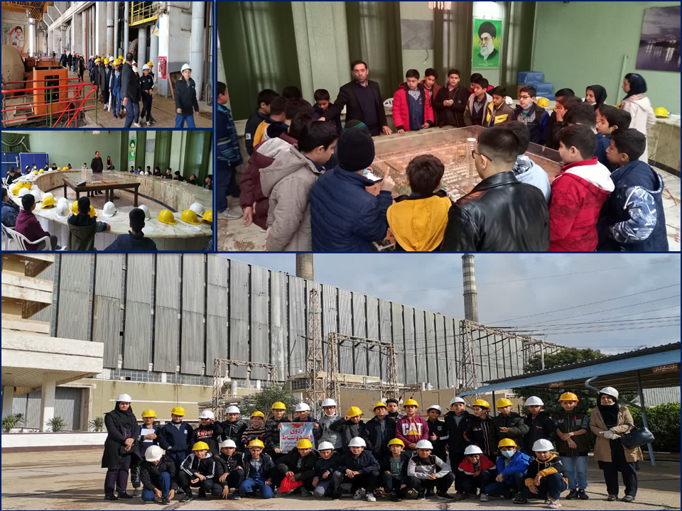 دانش آموزان شهر ملاثانی از نیروگاه رامین اهواز بازدید کردند