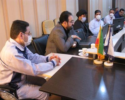 جلسه هم اندیشی کار در نیروگاه رامین اهواز با حضور مدیر کل تعاون ،کار و رفاه اجتماعی خوزستان