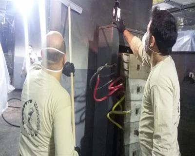حرکت جهادی بسیجیان نیروگاه رامین در بازسازی کلید خانه واحد 305 مگاواتی نیروگاه رامین
