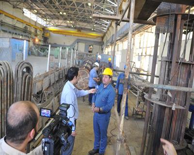 گزارش خبرگزاری صدا و سیما از فعالیت کارکنان نیروگاه رامین در راستای پایداری تولید برق