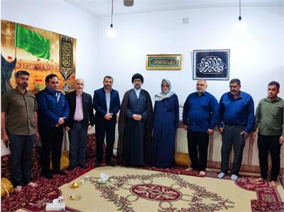 دیدار با خانواده معظم شهید رسول سلامات به مناسبت گرامیداشت هفته بسیج